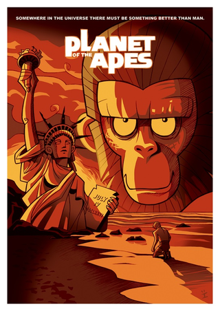 Illustration for article titled Classic movie posters get a colorful cartoon makeover
